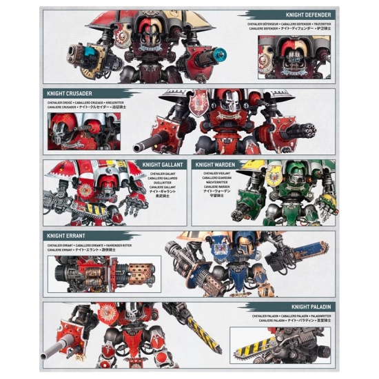 Imperial Knights - Knights Questoris - Modellismo Games Workshop  |...
