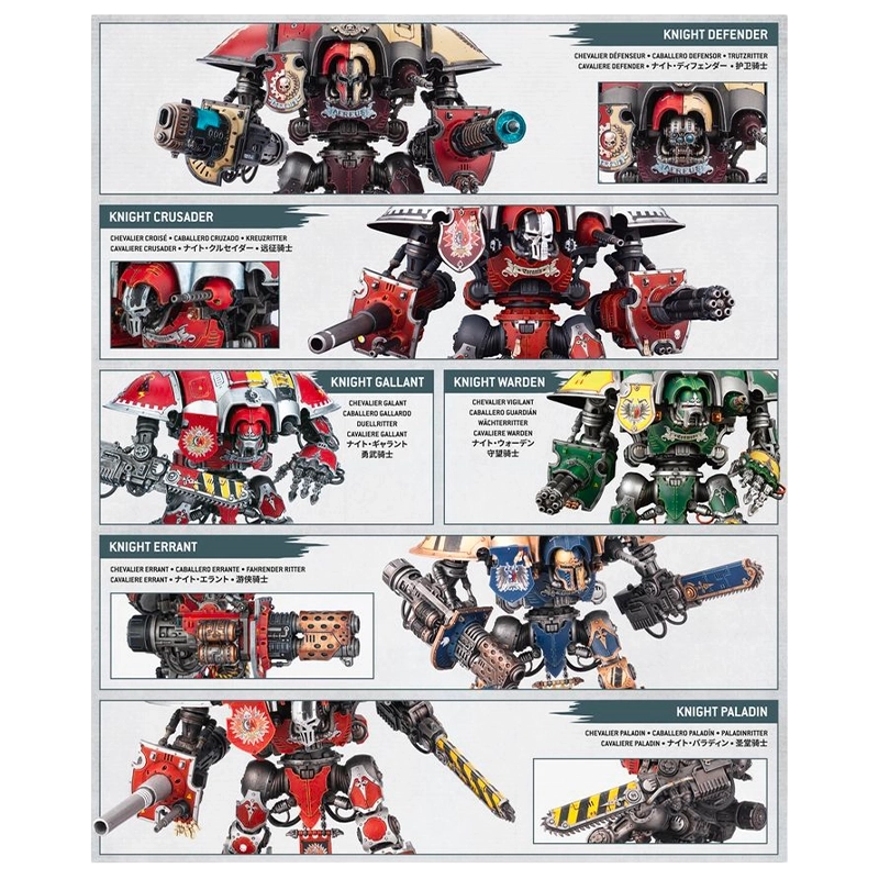 Imperial Knights - Knights Questoris - Modellismo Games Workshop  |...
