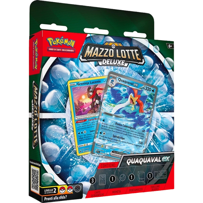 Pokémon - Mazzo Lotte Deluxe Quaquaval-ex - Carte Collezionabili Po...