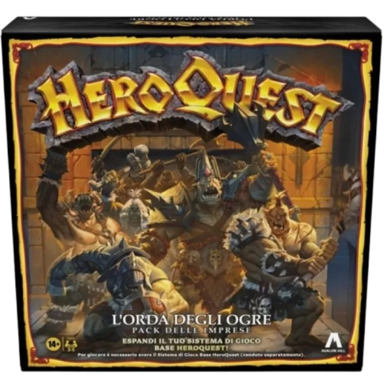 HeroQuest - L'Orda degli Ogre - Giochi da Tavolo Hasbro  | La Taver...