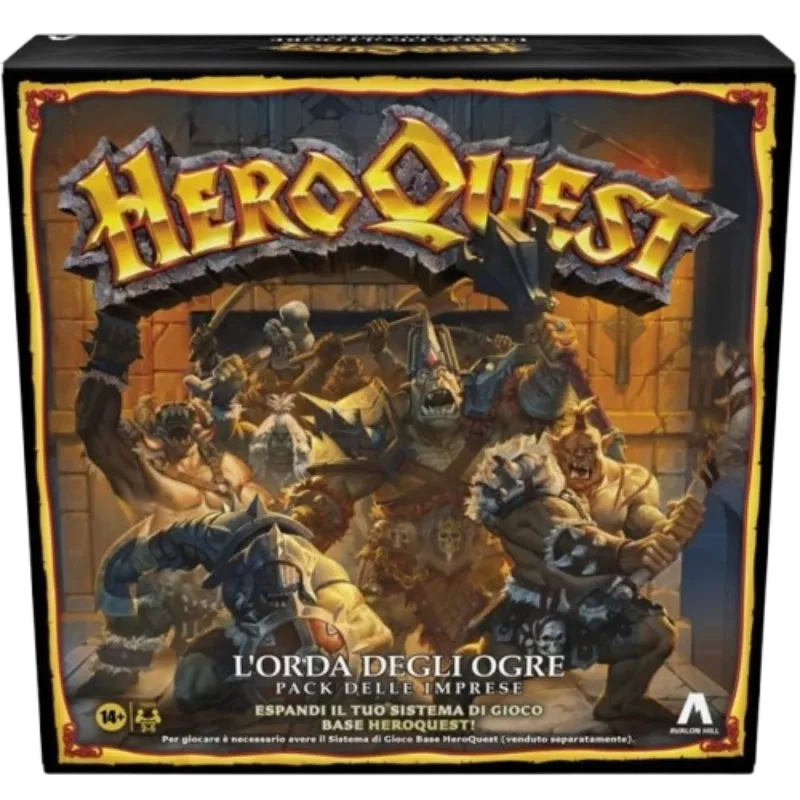 HeroQuest - L'Orda degli Ogre - Giochi da Tavolo Hasbro  | La Taver...