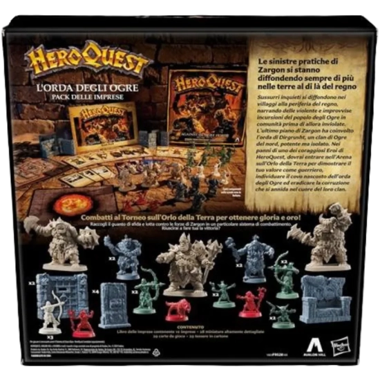 HeroQuest - L'Orda degli Ogre - Giochi da Tavolo Hasbro  | La Taver...