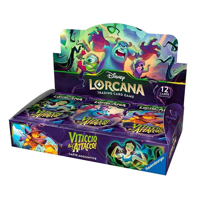 Lorcana - Box 24 Buste - Viticcio all'attacco - ITA Ravensburger | ...