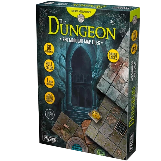The Dungeon - RPG Modular Map Tiles PWork Wargames | La Taverna del...