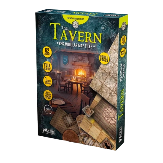 The Tavern - RPG Modular Map Tiles - Giochi di Ruolo PWork Wargames...