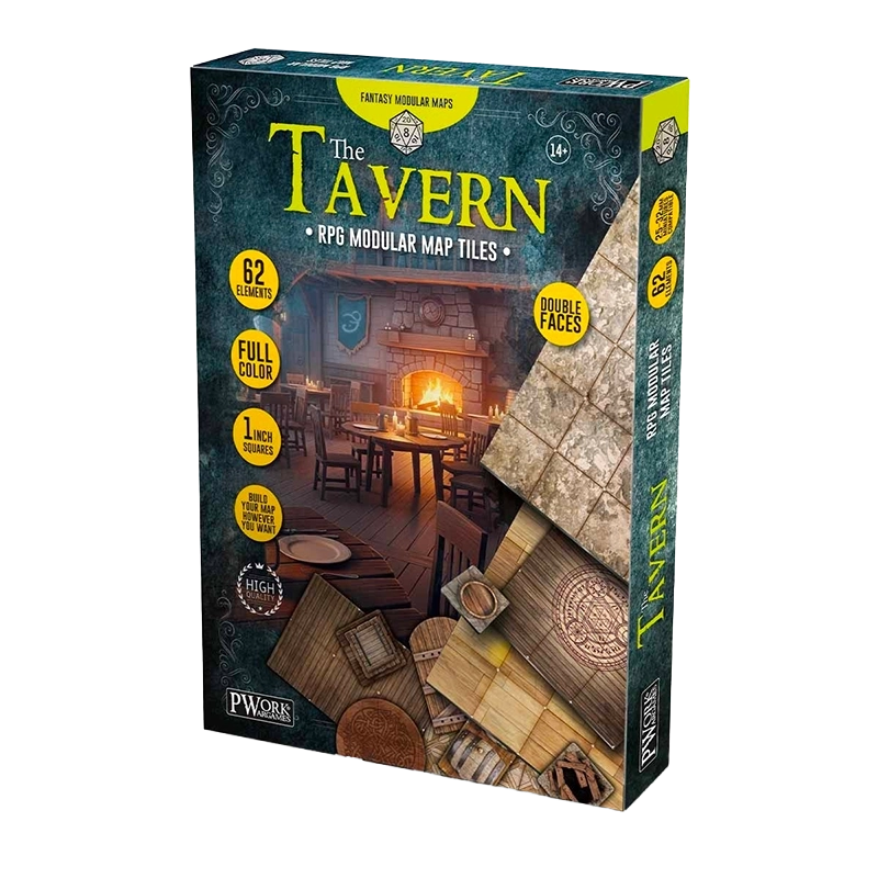 The Tavern - RPG Modular Map Tiles - Giochi di Ruolo PWork Wargames...