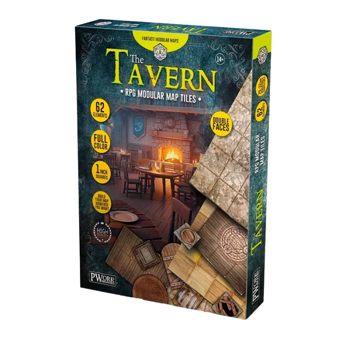 The Tavern - RPG Modular Map Tiles - Giochi di Ruolo PWork Wargames...