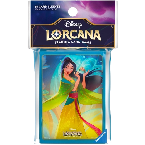 Lorcana - 65 Buste Protettive - Fabled - Mulan - Carte Collezionabi...