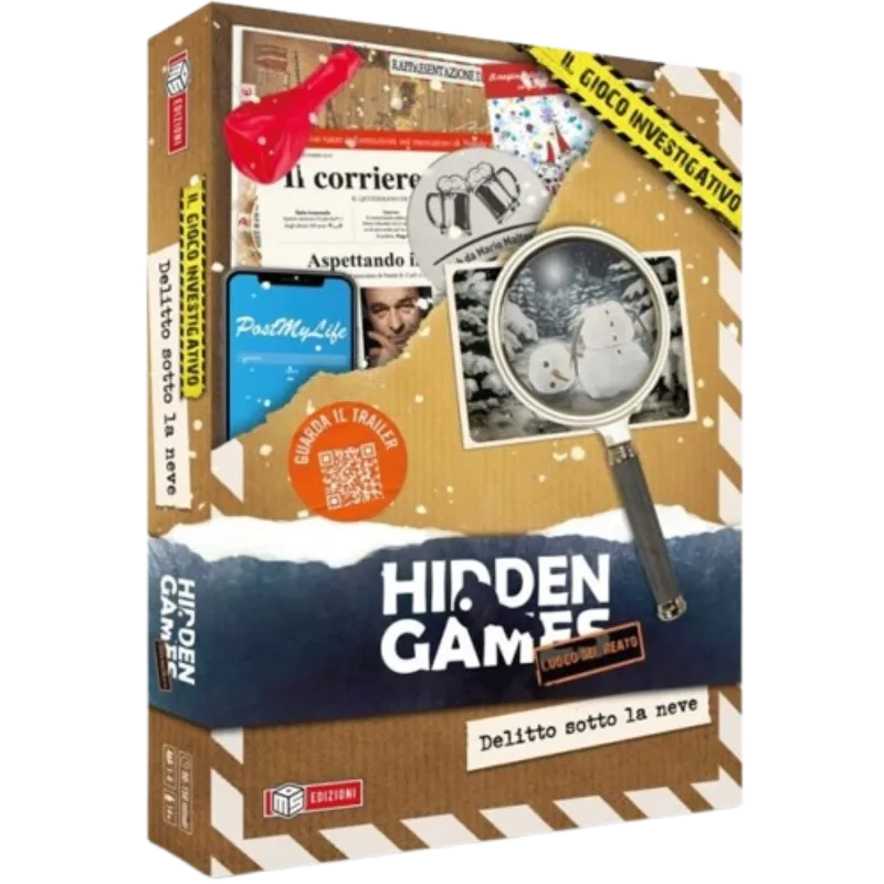 Hidden Games - Delitto sotto la Neve - Giochi da Tavolo MS Edizioni...