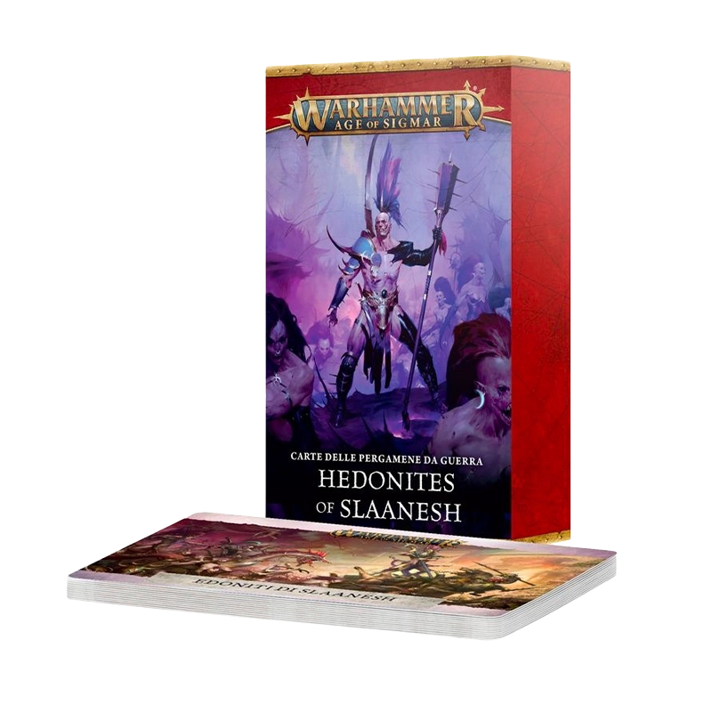 Warscroll Cards: Hedonites of Slaanesh (ITA) Games Workshop | La Ta...