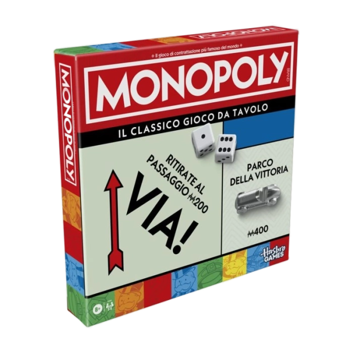 Monopoly Classico - Scatola Quadrata - Giochi da Tavolo Hasbro  | L...
