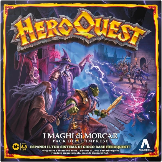 HeroQuest - I Maghi di Morcar Giochi da Tavolo Hasbro | La Taverna ...
