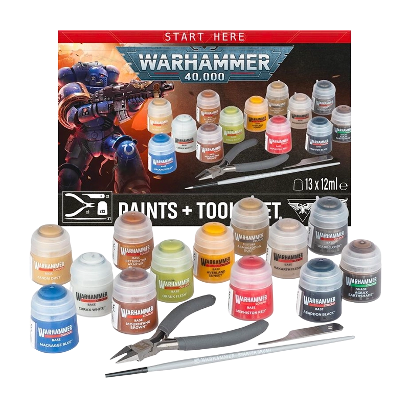 Warhammer 40K Set Colori + Attrezzi Games Workshop | La Taverna del...