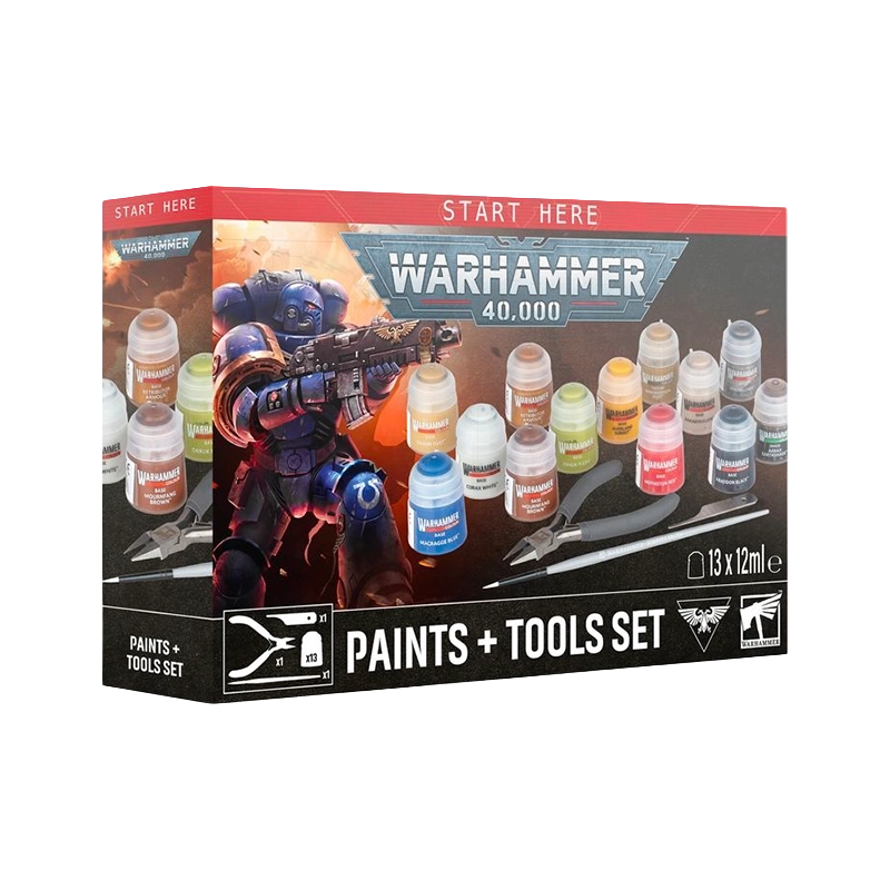 Warhammer 40K Set Colori + Attrezzi Games Workshop | La Taverna del...