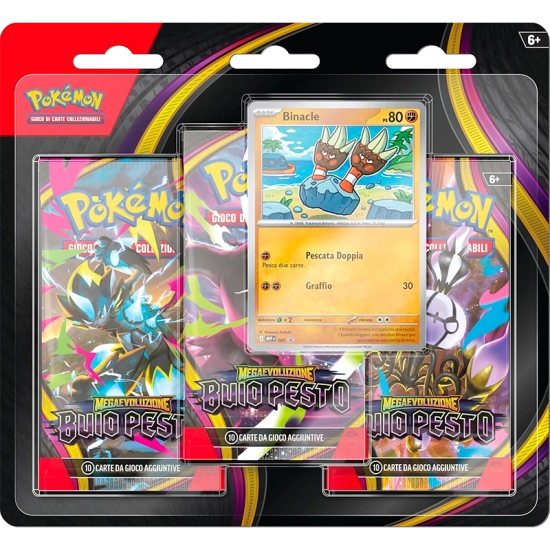 Pokémon - Buio Pesto - Blister 3 buste + 1 carta Pokémon | La Taver...