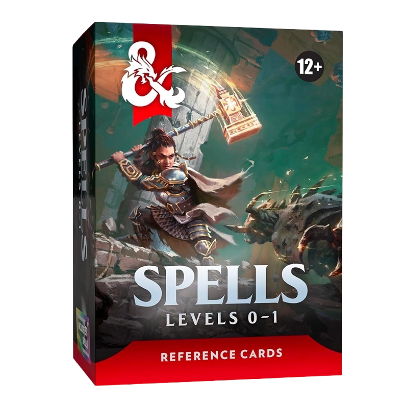 Dungeons & Dragons - Reference Cards - Spells Levels 0-1 Wizard of ...