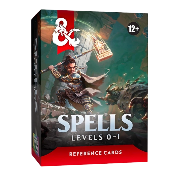 Dungeons & Dragons - Reference Cards - Spells Levels 0-1 Wizard of ...