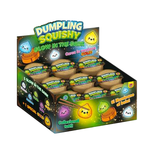 Dumpling Squishy: Glow in the Dark 1pz  | La Taverna del Gufo