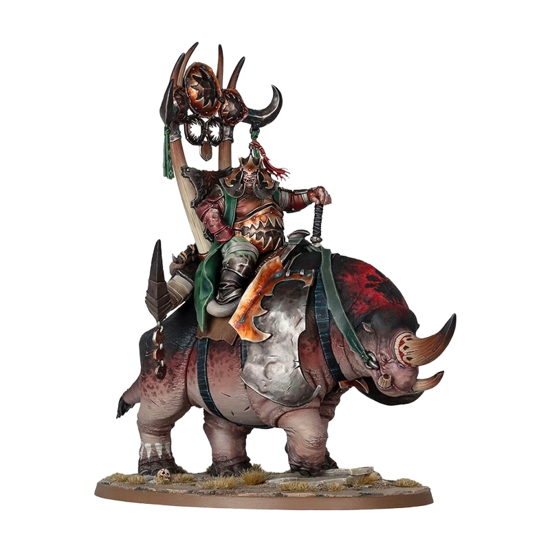 Ogor Mawtribes - Morga the Mighty - Overtyrant / Tyrant on Glutthor...