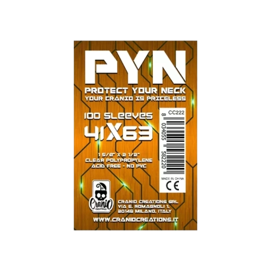 100 Bustine Protettive PYN - 41 x 63 - Bustine Protettive Cranio Cr...