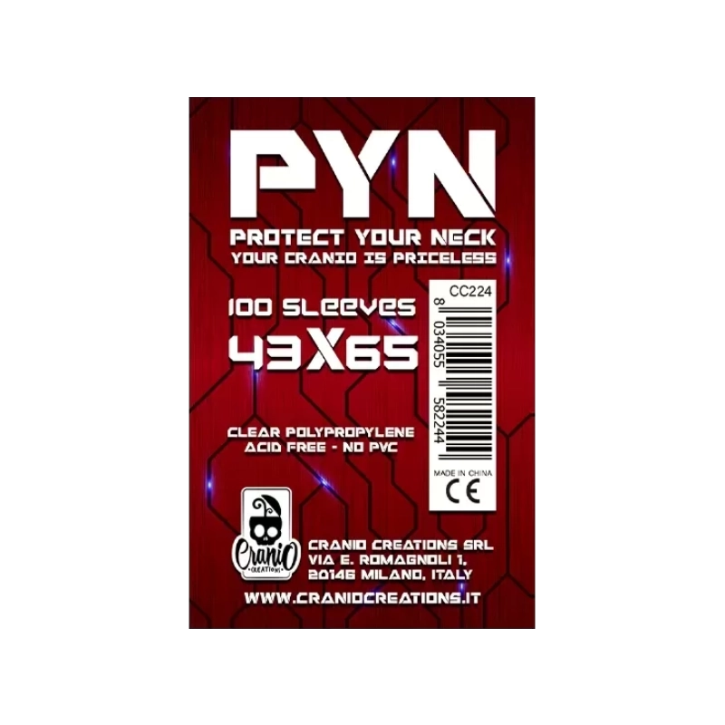 100 Bustine Protettive PYN - 43 x 65 - Bustine Protettive Cranio Cr...