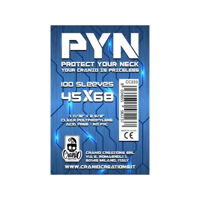 100 Bustine Protettive PYN - 45 x 68 - Bustine Protettive Cranio Cr...