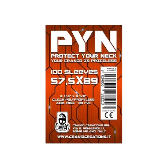 100 Bustine Protettive PYN - 57,5 x 89 - Bustine Protettive Cranio ...