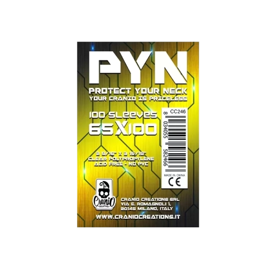 100 Bustine Protettive PYN - 65 x 100 - Bustine Protettive Cranio C...
