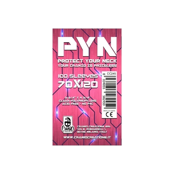 100 Bustine Protettive PYN - 70 x 120 - Bustine Protettive Cranio C...