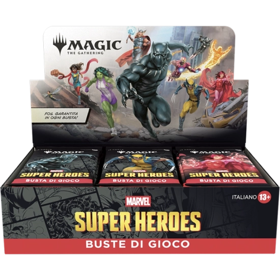 Magic: The Gathering - Box Play Booster - Marvel Super Heroes (30 b...