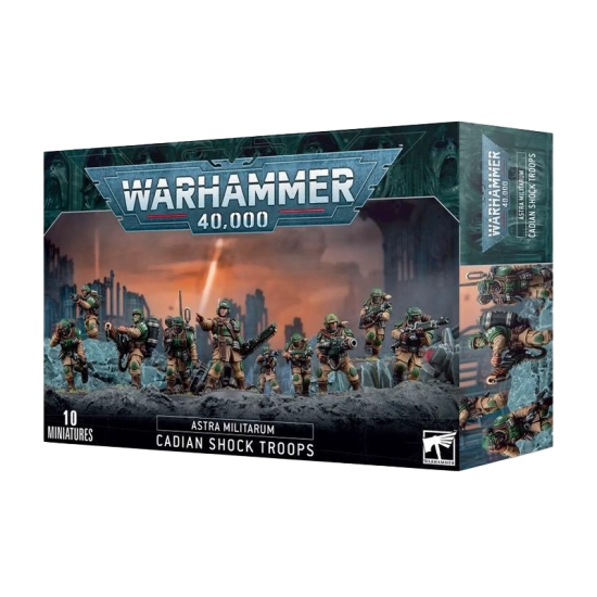 Astra Militarum - Cadian Shock Troops - Modellismo Games Workshop  ...